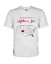 FLORIDA COLORADO THE LOVE MOTHER AND SON V-Neck T-Shirt thumbnail