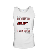JUST A NEW JERSEY GIRL IN A TENNESSEE WORLD Unisex Tank thumbnail