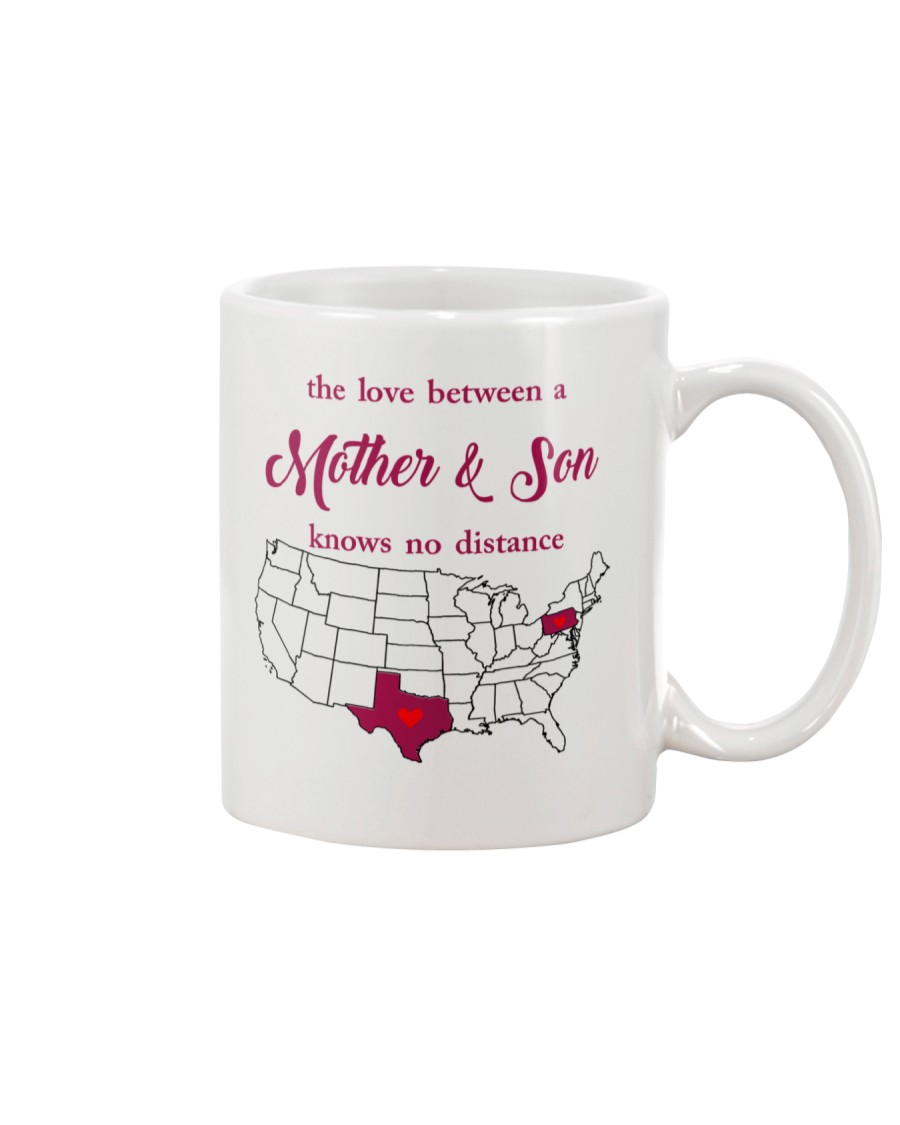TEXAS PENNSYLVANIA THE LOVE MOTHER AND SON Mug