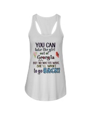 YOU CAN TAKE THE GIRL OUT OF GEORGIA Ladies Flowy Tank thumbnail