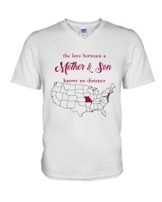 NEW JERSEY MISSOURI THE LOVE MOTHER AND SON V-Neck T-Shirt thumbnail