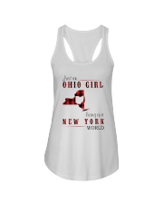 JUST AN OHIO GIRL IN A NEW YORK WORLD Ladies Flowy Tank thumbnail