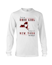 JUST AN OHIO GIRL IN A NEW YORK WORLD Long Sleeve Tee thumbnail