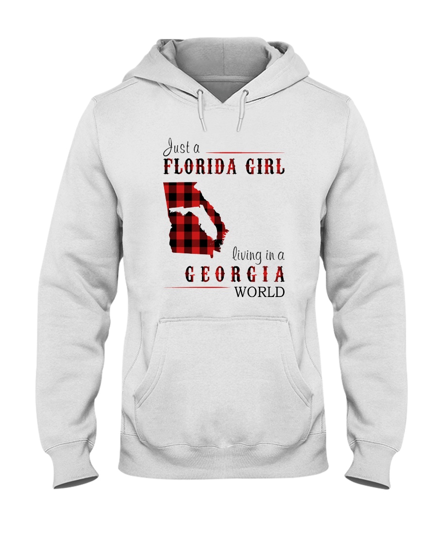 JUST A FLORIDA GIRL IN A GEORGIA WORLD Hooded Sweatshirt