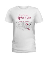 FLORIDA MICHIGAN THE LOVE MOTHER AND SON Ladies T-Shirt thumbnail