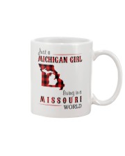 JUST A MICHIGAN GIRL IN A MISSOURI WORLD Mug thumbnail