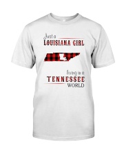 JUST A LOUISIANA GIRL IN A TENNESSEE WORLD Classic T-Shirt thumbnail