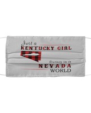JUST A KENTUCKY GIRL IN A NEVADA WORLD Cloth face mask thumbnail