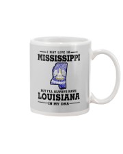 LIVE IN MISSISSIPPI BUT LOUISIANA IN MY DNA Mug thumbnail