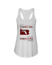 JUST A FLORIDA GIRL IN A PENNSYLVANIA WORLD Ladies Flowy Tank thumbnail