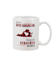 JUST A SOUTH CAROLINA GIRL IN A VIRGINIA WORLD Mug thumbnail
