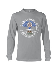 LIVING IN MINNESOTA WITH CALIFORNIA ROOTS Long Sleeve Tee thumbnail