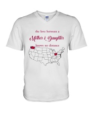 OHIO WASHINGTON THE LOVE MOTHER AND DAUGHTER V-Neck T-Shirt thumbnail