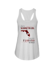 JUST A WASHINGTON GIRL IN A FLORIDA WORLD Ladies Flowy Tank thumbnail