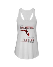JUST A NEW JERSEY GIRL IN A FLORIDA WORLD Ladies Flowy Tank thumbnail