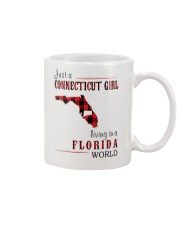 JUST A CONNECTICUT GIRL IN A FLORIDA WORLD Mug thumbnail