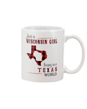 JUST A WISCONSIN GIRL IN A TEXAS WORLD Mug thumbnail