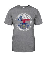 LIVING IN TEXAS WITH PENNSYLVANIA ROOTS Classic T-Shirt thumbnail