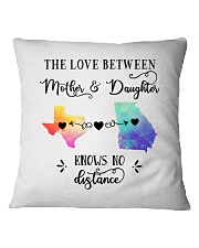 TEXAS GEORGIA THE LOVE MOTHER AND DAUGHTER Square Pillowcase thumbnail