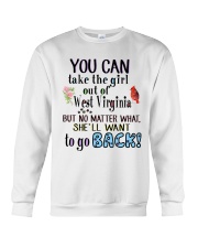 YOU CAN TAKE THE GIRL OUT OF WEST VIRGINIA Crewneck Sweatshirt thumbnail