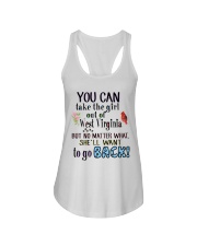YOU CAN TAKE THE GIRL OUT OF WEST VIRGINIA Ladies Flowy Tank thumbnail