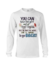 YOU CAN TAKE THE GIRL OUT OF WEST VIRGINIA Long Sleeve Tee thumbnail