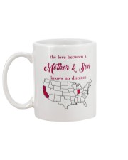 CALIFORNIA INDIANA THE LOVE MOTHER AND SON Mug back