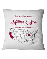CALIFORNIA INDIANA THE LOVE MOTHER AND SON Square Pillowcase thumbnail