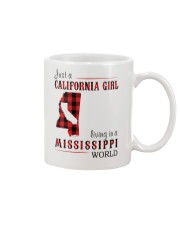 JUST A CALIFORNIA GIRL IN A MISSISSIPPI WORLD Mug thumbnail