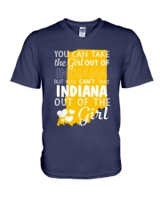 YOU CAN'T TAKE INDIANA OUT OF THE GIRL V-Neck T-Shirt thumbnail