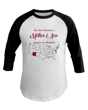 ARIZONA MASSACHUSETTS THE LOVE MOTHER AND SON Baseball Tee thumbnail