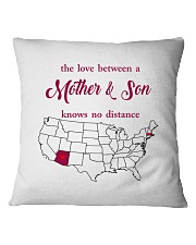 ARIZONA MASSACHUSETTS THE LOVE MOTHER AND SON Square Pillowcase thumbnail