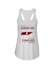 JUST AN ALABAMA GIRL IN A TENNESSEE WORLD Ladies Flowy Tank thumbnail