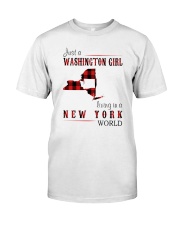 JUST A WASHINGTON GIRL IN A NEW YORK WORLD Classic T-Shirt thumbnail