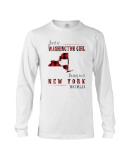 JUST A WASHINGTON GIRL IN A NEW YORK WORLD Long Sleeve Tee thumbnail