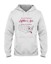 FLORIDA INDIANA THE LOVE MOTHER AND SON Hooded Sweatshirt thumbnail