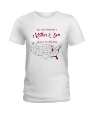FLORIDA INDIANA THE LOVE MOTHER AND SON Ladies T-Shirt thumbnail