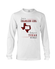 JUST A COLORADO GIRL IN A TEXAS WORLD Long Sleeve Tee thumbnail