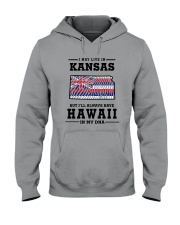 LIVE IN KANSAS BUT I'LL HAVE HAWAII IN MY DNA Hooded Sweatshirt thumbnail
