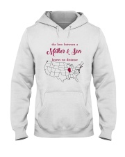 ILLINOIS CONNECTICUT THE LOVE MOTHER AND SON Hooded Sweatshirt thumbnail