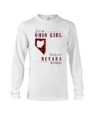 JUST AN OHIO GIRL IN A NEVADA WORLD Long Sleeve Tee thumbnail