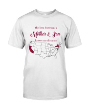 CALIFORNIA NEW YORK THE LOVE MOTHER AND SON Classic T-Shirt thumbnail