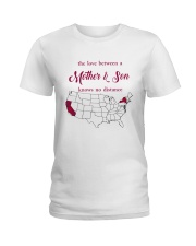 CALIFORNIA NEW YORK THE LOVE MOTHER AND SON Ladies T-Shirt thumbnail