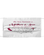 CALIFORNIA NEW YORK THE LOVE MOTHER AND SON Cloth face mask thumbnail