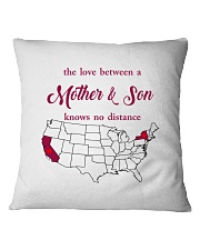 CALIFORNIA NEW YORK THE LOVE MOTHER AND SON Square Pillowcase thumbnail