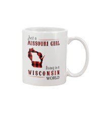 JUST A MISSOURI GIRL IN A WISCONSIN WORLD Mug thumbnail