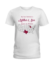 TEXAS MICHIGAN THE LOVE MOTHER AND SON Ladies T-Shirt thumbnail