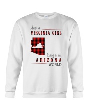 JUST A VIRGINIA GIRL IN AN ARIZONA WORLD Crewneck Sweatshirt thumbnail