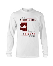 JUST A VIRGINIA GIRL IN AN ARIZONA WORLD Long Sleeve Tee thumbnail