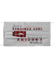 JUST A VIRGINIA GIRL IN AN ARIZONA WORLD Cloth face mask thumbnail